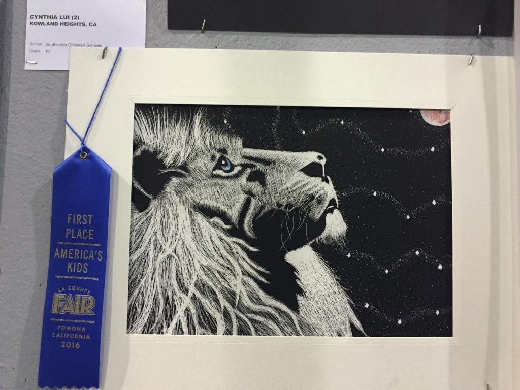 Southlands Art Students at the LA County Fair